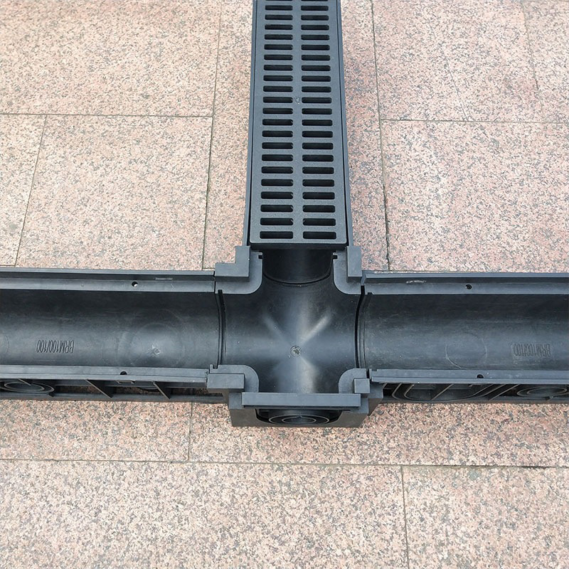 PE Gap Type Linear Sewer U-Shaped Groove Plastic Drainage Ditch