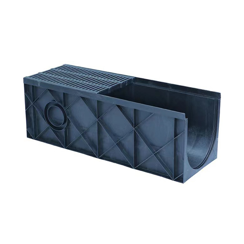 Composite Resin Linear Gap Type PE Trench Grille U-Shaped Groove Drainage Channel