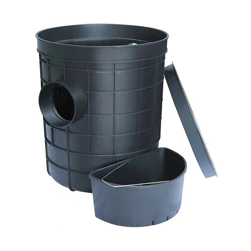 Hdpe Underground Three-Compartment Plastic Oil Separation Well