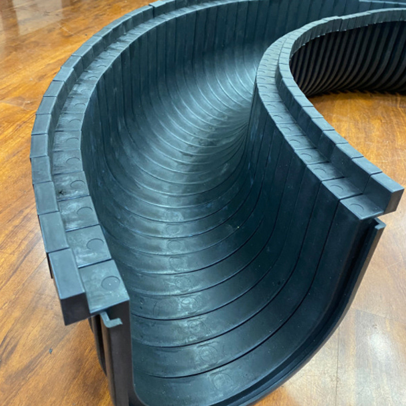 Turnable PE Curved Composite U-Shaped Groove Linear Drainage Ditch