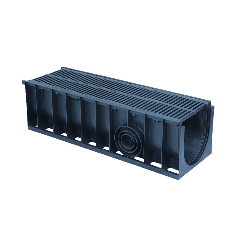 PE Gap Type Linear Sewer U-Shaped Groove Plastic Drainage Ditch