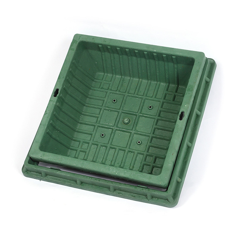 PE Grass Pot Park Composite Square Flower Pot Manhole Cover