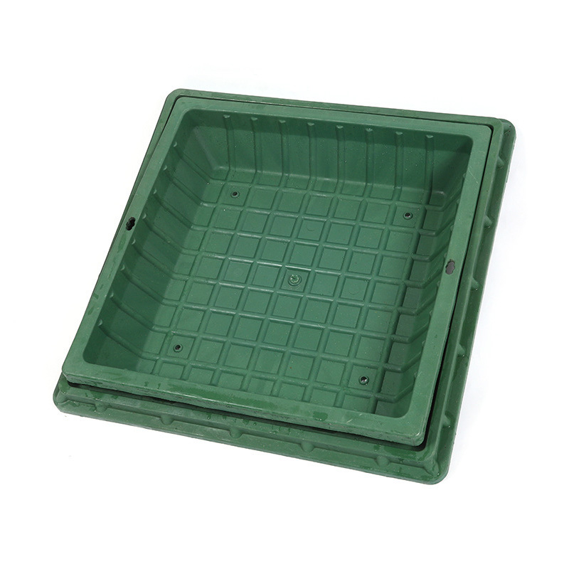 Composite Resin Invisible Sunken Lawn Decoration And Landscaping Manhole Cover