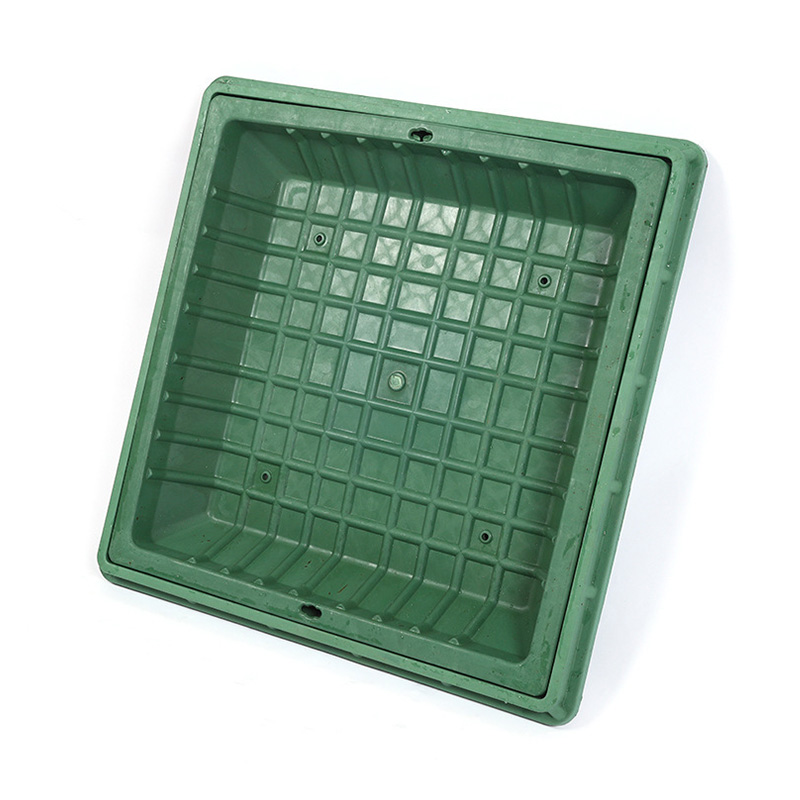 PE Grass Pot Park Composite Square Flower Pot Manhole Cover