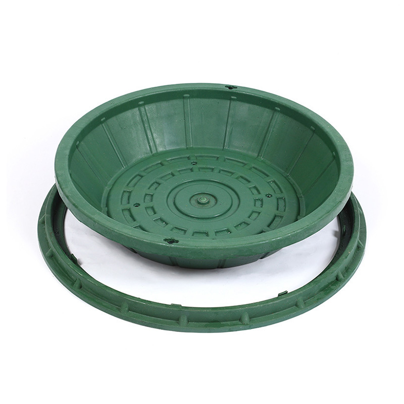 PE Grass Pot Park Composite Square Flower Pot Manhole Cover