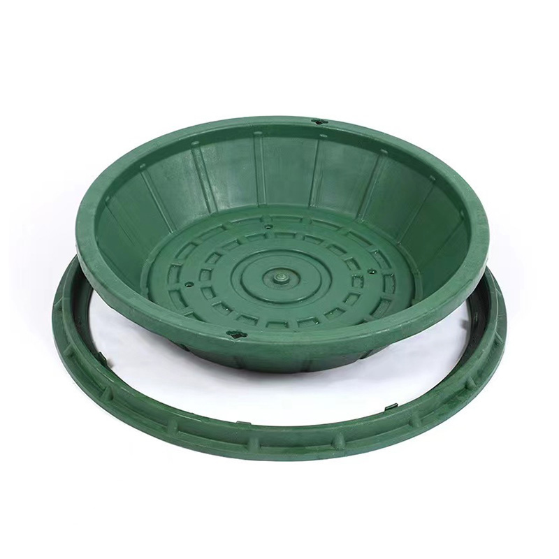 Composite Resin Invisible Sunken Lawn Decoration And Landscaping Manhole Cover