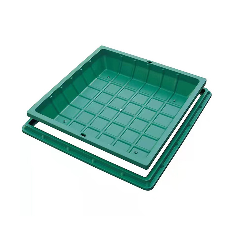 PE Grass Pot Park Composite Square Flower Pot Manhole Cover