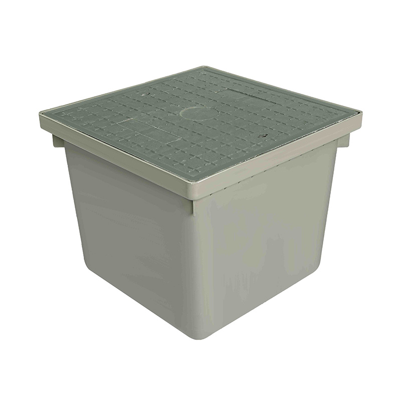 Composite Resin Square Round Threaded Integrated Cable Chamber Box